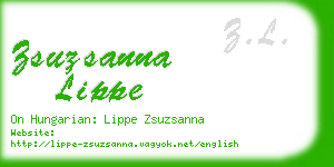 zsuzsanna lippe business card